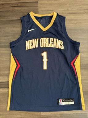 Nike New Orleans Pelicans Zion Williamson #1 NBA Swingman Home Jersey Youth M